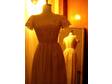A simple dress that would be perfect for an autumn wedding.