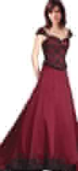 Bridal Gown with Chapel Train Beaded Silk Satin