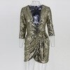 NEW STYLE SUMMER IRREGULAR FOLD MINI DRESS WOMEN SEXY CLUB DRESS PARTY