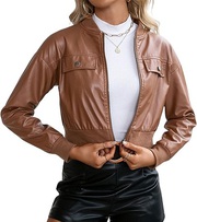 Elevate Elegance: Fabulous Dark Brown Leather Shirt!